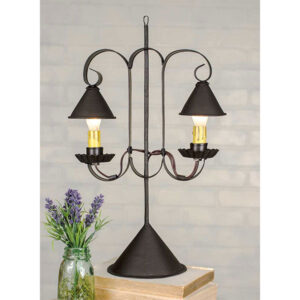 Double Lamp with Hanging Shades