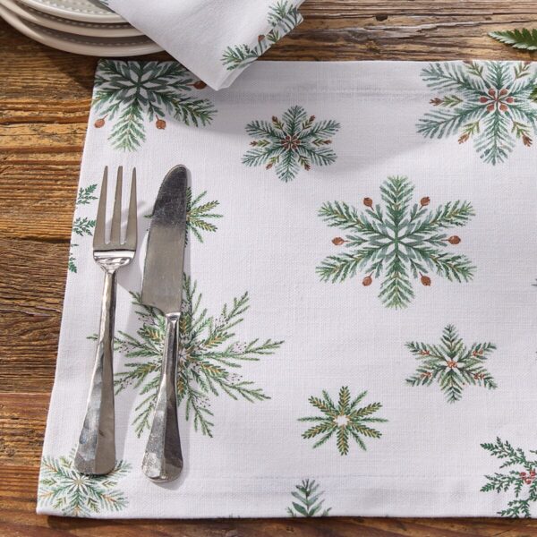 Holiday Snowfall Placemat