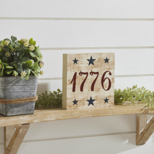 My Country 1776 Block Sign
